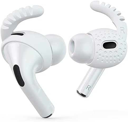 Qoqoon 4 זוגות ל- AirPods Pro 2 כיסויי ווים אוזניים [כיס אחסון נוסף] אביזרי פרימיום נגד החלקה התואמים ל- Apple AirPods Pro Decation 2nd